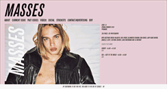 Desktop Screenshot of massesmagazine.com